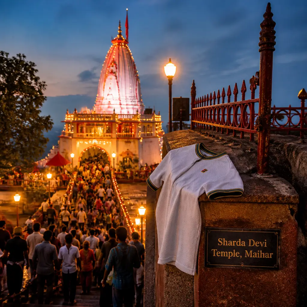 cardio tennis 33306 — Sharda Devi Temple, Maihar in Satna, A hilltop Hindu shrine perched on Trikuta Hill near the town of Maihar, reached by a stairway of just over a thousand steps or by ropeway, about 40 kilometers from Satna