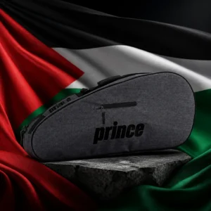 cardio tennis 33312 — the Prince Essentials Tennis Bag (3 Racquets) combined with the national flag of Palestine
