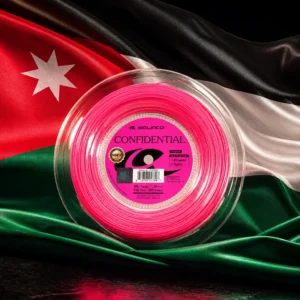 cardio tennis 33330 — the Solinco Confidential Soft 17s Tennis String Reel combined with the national flag of Jordan