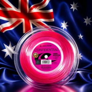 cardio tennis 33332 — the Solinco Confidential Soft 18s Tennis String Reel combined with the national flag of Australia