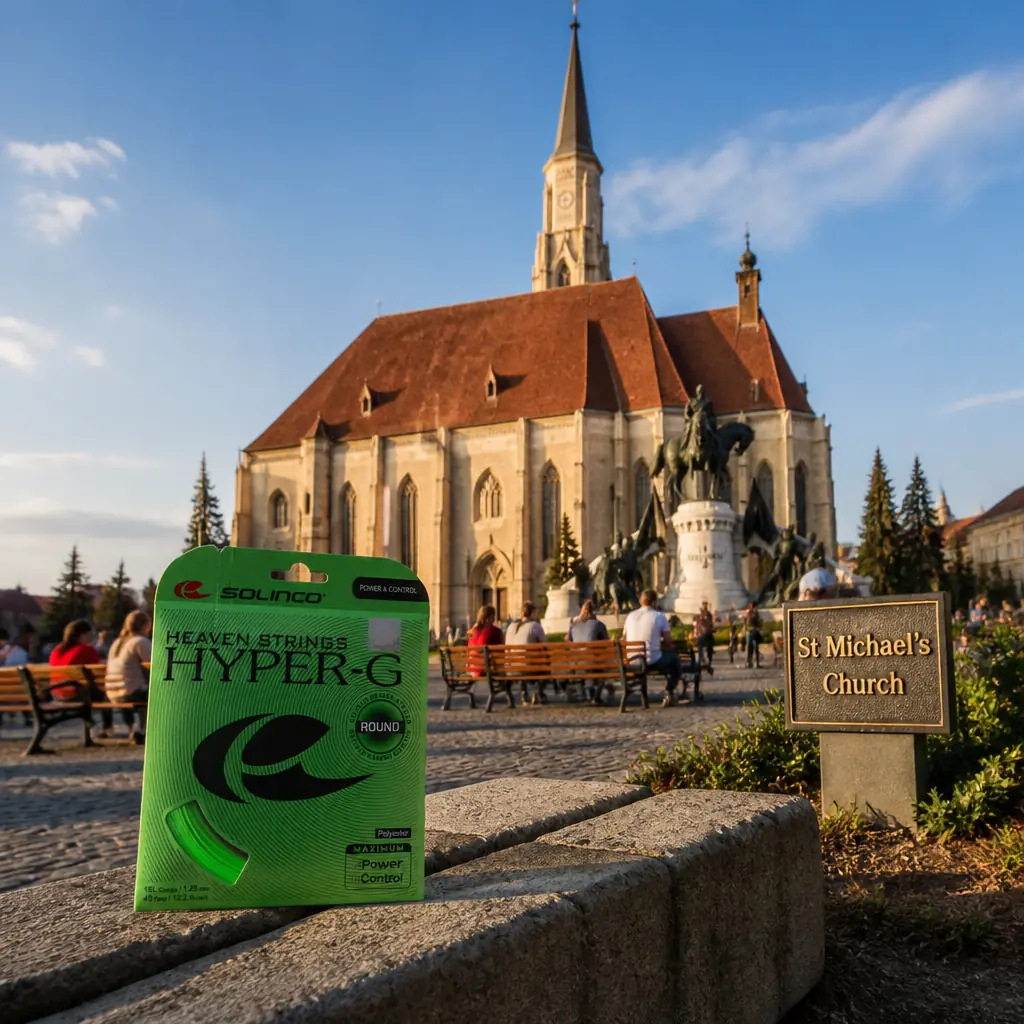 cardio tennis 33388 — St Michael's Church in Cluj-Napoca, Large Gothic hall church standing free in Unirii Square, Cluj-Napoca, with a very tall neo-Gothic stone spire
