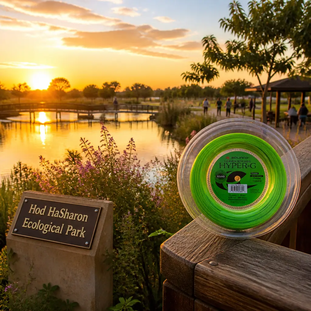 cardio tennis 33394 — Hod HaSharon Ecological Park in Hod HaSharon, A large ecological park south of Hod HaSharon centered on a man-made lake and a flowing tributary of the Hadar Stream, with birdwatching hides, footpaths, and cycling trails