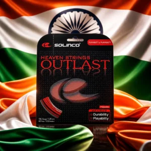 cardio tennis class Bay Colony — the Solinco Heaven Strings Outlast 16L Tennis String Set combined with the national flag of India