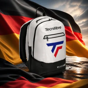 cardio tennis class Melrose Park — the Tecnifibre Tour Endurance Backpack combined with the national flag of Germany