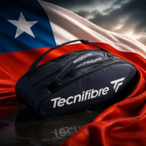 cardio tennis class Middle River Terrace — the Tecnifibre Tour Endurance Tennis Bag (12 Racquet) combined with the national flag of Chile