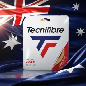 cardio tennis class Oakland Park — the Tecnifibre Triax 15L Tennis String set combined with the national flag of Australia