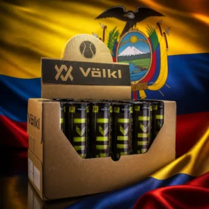 cardio tennis class Riverside Park — the Volkl V Pro All Court Tennis Ball Case combined with the national flag of Ecuador