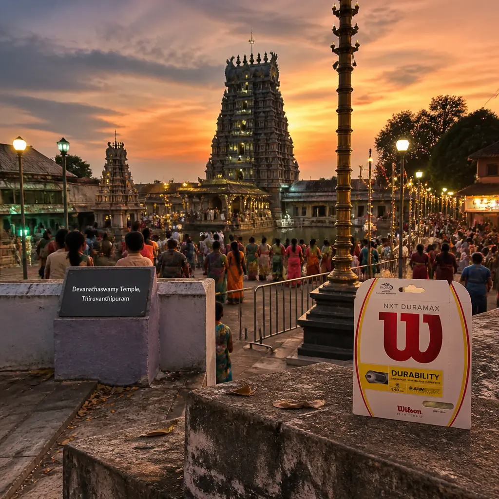 cardio tennis classes 33332 — Devanathaswamy Temple, Thiruvanthipuram in Cuddalore, Vishnu temple with a white and red striped enclosure wall and a gopuram, built at the foot of a bare rocky hillock on the outskirts of Cuddalore, with a rock-cut shrine higher up the hill