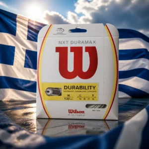 cardio tennis classes 33351 — the Wilson NXT Duramax 16g Tennis String Set combined with the national flag of Greece