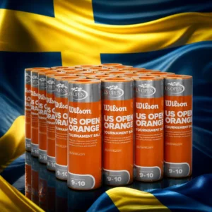 cardio tennis classes for depression support — the Wilson US Open Orange Tournament Tennis Ball Case combined with the national flag of Sweden