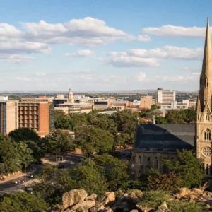 cardio tennis classes for happiness — Bulawayo, Zimbabwe, the city itself in its characteristic light
