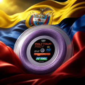 cardio tennis classes in 33009 — the Yonex Polytour Rev 17g Tennis String Reel combined with the national flag of Colombia