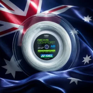 cardio tennis classes in 33305 — the Yonex Rexis Comfort 16L Tennis String Reel combined with the national flag of Australia