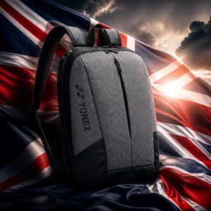 cardio tennis classes in 33309 — the Yonex Team Tennis Backpack combined with the national flag of United Kingdom