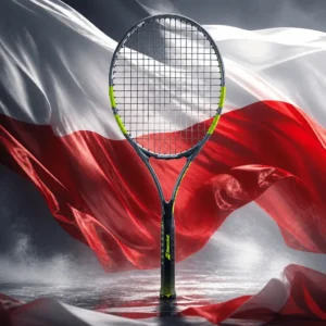 cardio tennis classes in 33326 — Babolat Carlitos 26 Junior Tennis Racquet with the national flag of Poland