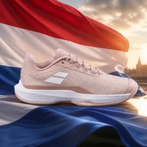 cardio tennis classes in 33330 — Babolat Jet Tere 2 Clay Court Women's Tennis Shoes with the national flag of Netherlands