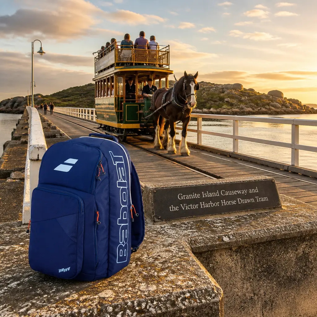 cardio tennis classes in 33331 — Babolat Pure Drive Tennis Backpack at Granite Island Causeway and the Victor Harbor Horse Drawn Tram in Victor Harbor
