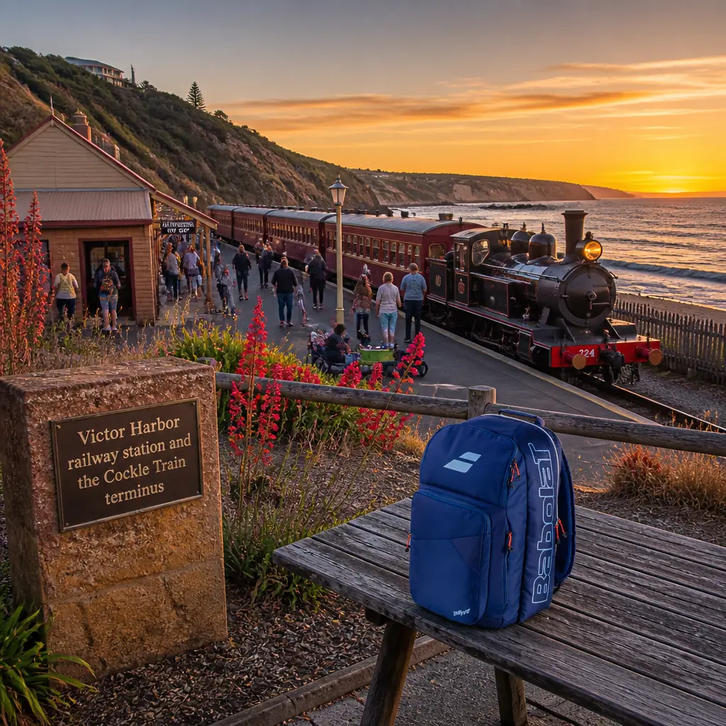 cardio tennis classes in 33331 — Babolat Pure Drive Tennis Backpack at Victor Harbor railway station and the Cockle Train terminus in Victor Harbor