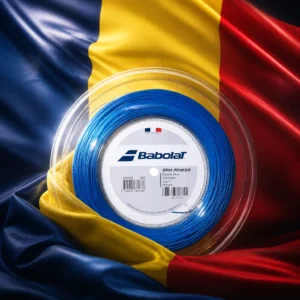 cardio tennis classes Lake Ridge — Babolat RPM Power 17g Tennis String Reel with the national flag of Chad