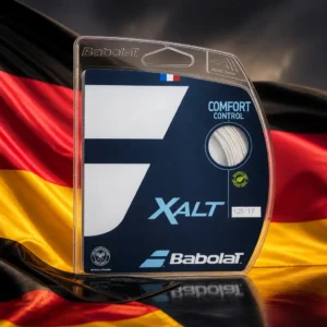 cardio tennis classes near Las Olas Boulevard — Babolat XALT 17g Tennis String Set with the national flag of Germany