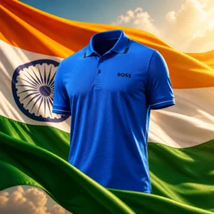 cardio tennis classes near me — the Boss Paul Pro Performance Men's Polo Shirt combined with the national flag of India