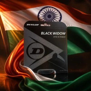 cardio tennis classes Poinsettia Heights — the Dunlop Black Widow 17g Tennis String Reel combined with the national flag of India