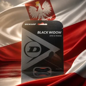 cardio tennis classes Riverland — the Dunlop Black Widow 18g Tennis String Set combined with the national flag of Poland
