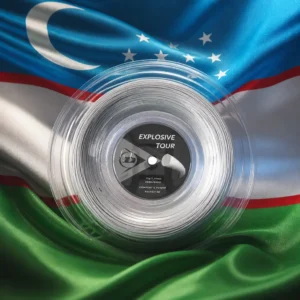 cardio tennis classes Tarpon River — the Dunlop Explosive Tour 16g Tennis String Reel combined with the national flag of Uzbekistan