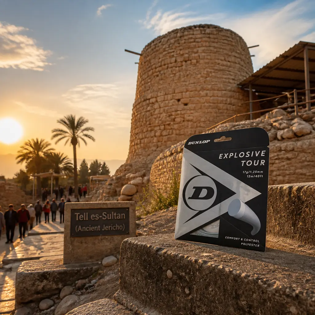cardio tennis classes Victoria Park — Tell es-Sultan (Ancient Jericho) in Jericho, Excavated mound of ancient Jericho beside the Ein as-Sultan spring, with a round Neolithic stone tower