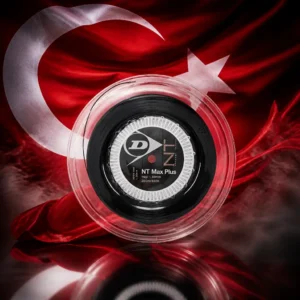 cardio tennis clinic Colee Hammock — the Dunlop NT Max Plus 16g Tennis String Reel combined with the national flag of Turkey