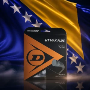 cardio tennis clinic Coral Ridge — the Dunlop NT Max Plus 16g Tennis String Set combined with the national flag of Bosnia and Herzegovina
