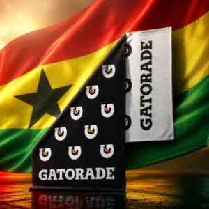cardio tennis clinic Lazy Lake — the Gatorade Premium Sideline Tennis Towel combined with the national flag of Ghana