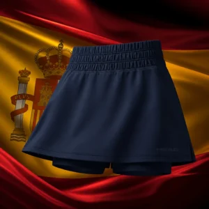 cardio tennis clinic Melrose Manors — the Head Athletic Tennis Skort combined with the national flag of Spain
