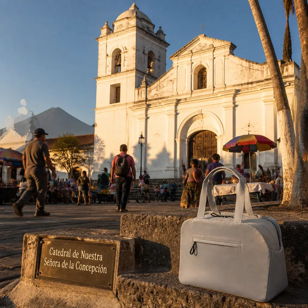 cardio tennis clinic Plantation — Catedral de Nuestra Señora de la Concepción in Escuintla, A broad, thick-walled colonial church in the centre of Escuintla with a plain whitewashed façade, low squat proportions built against earthquakes, a bell tower to one side and a vaulted nave; it faces the town's central plaza in the hot, palm-shaded lowland streets, with the cones of the volcanic chain visible to the north on clear days