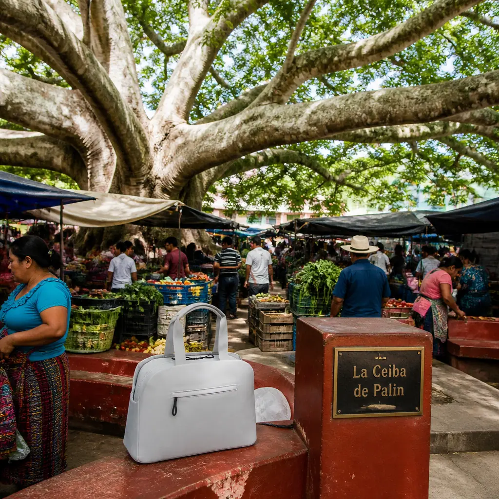 cardio tennis clinic Plantation — La Ceiba de Palín in Escuintla, An enormous single ceiba tree standing in the middle of the market square of Palín, north of Escuintla city — a pale grey trunk with huge horizontal limbs spreading a canopy right over the market stalls and the plaza, so that the entire market sits in its shade