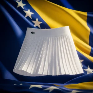 cardio tennis clinic Riverland — the Lacoste Ultra Dry Tennis Skirt combined with the national flag of Bosnia and Herzegovina