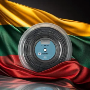 cardio tennis clinic Riverside Park — the Luxilon ALU Power 16g Tennis String Reel combined with the national flag of Lithuania