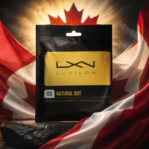cardio tennis clinic Victoria Park — the Luxilon Natural Gut 17L Tennis String Set combined with the national flag of Canada