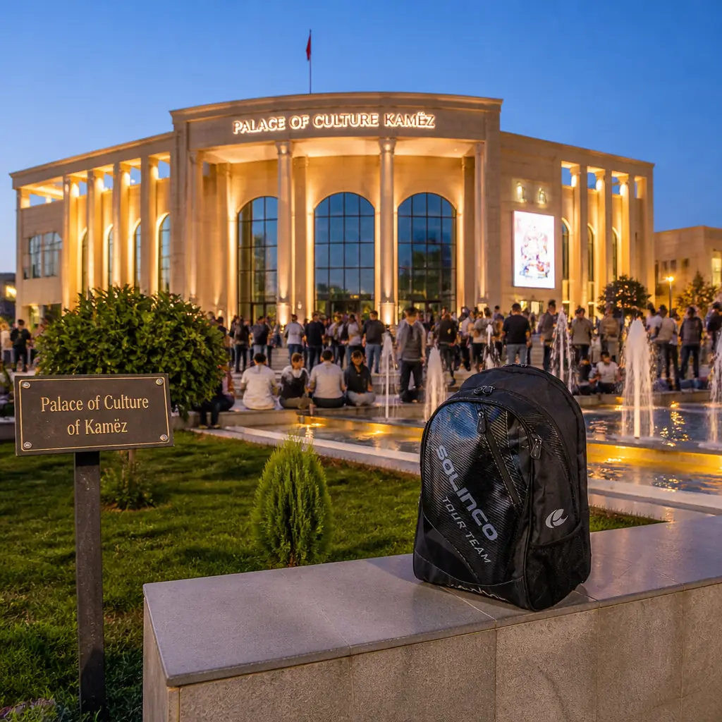 cardio tennis clinics 33308 — Palace of Culture of Kamëz in Kamëz, A civic cultural building fronting the main square of Kamëz town center, hosting performances and community events for the municipality