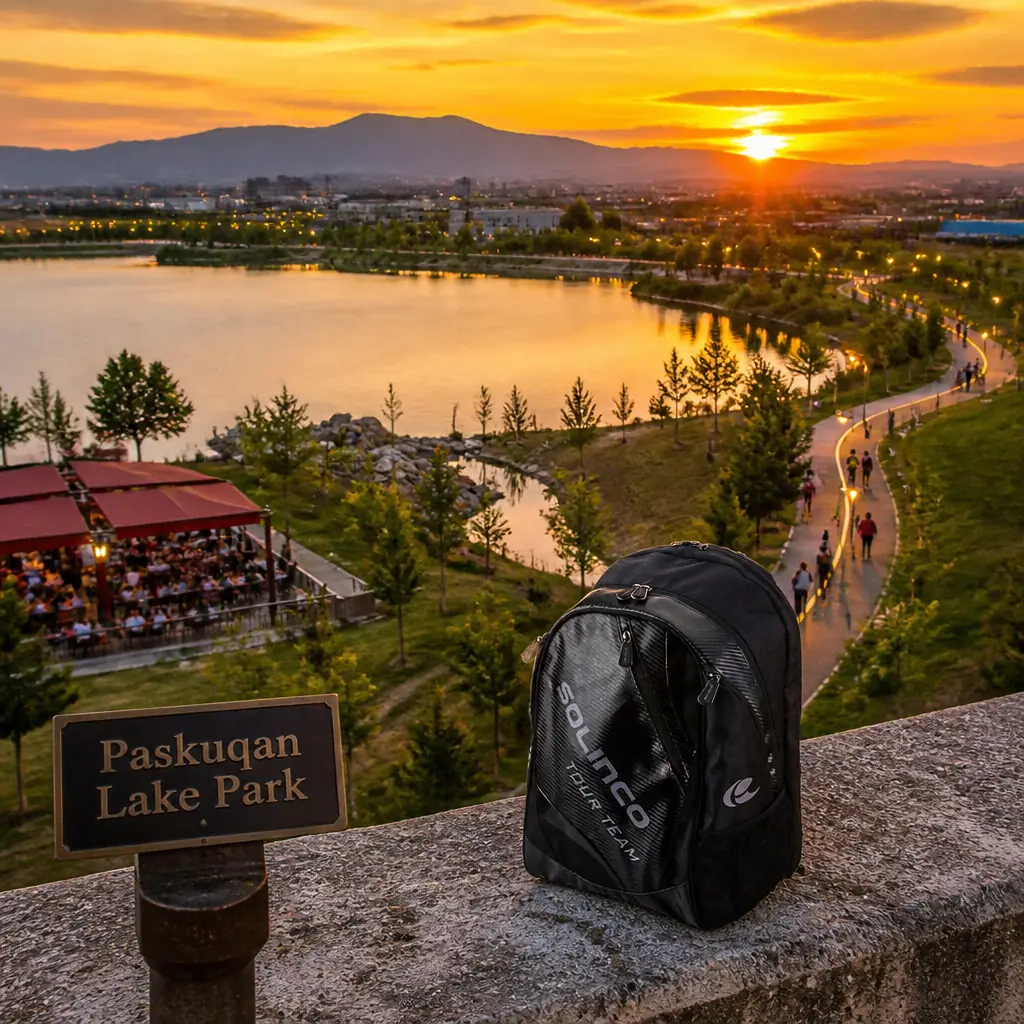 cardio tennis clinics 33308 — Paskuqan Lake Park in Kamëz, A broad recreational park wrapped around Paskuqan Lake on the edge of Kamëz municipality, with a roughly four-kilometer waterside loop of walking and cycling paths through young plantations