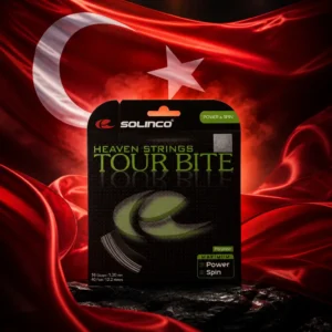 cardio tennis clinics 33325 — the Solinco Heaven Strings Tour Bite 16g Tennis String Set combined with the national flag of Turkey