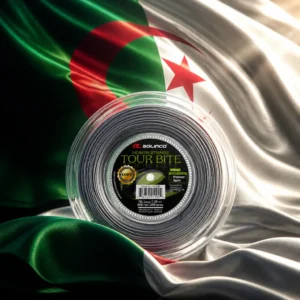cardio tennis clinics Broward County — the Solinco Heaven Strings Tour Bite soft 16L Tennis String Reel combined with the national flag of Algeria
