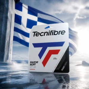 cardio tennis clinics Harbor Beach — the Tecnifibre Razor Soft 17g Tennis String Set combined with the national flag of Greece