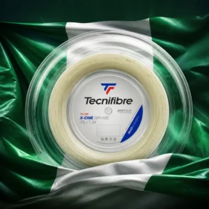 cardio tennis clinics in 33019 — the Tecnifibre X-One Biphase 15L Tennis String Reel combined with the national flag of Nigeria