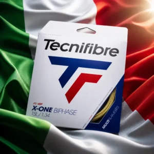 cardio tennis clinics in 33020 — the Tecnifibre X-One Biphase 15L Tennis String Set combined with the national flag of Italy