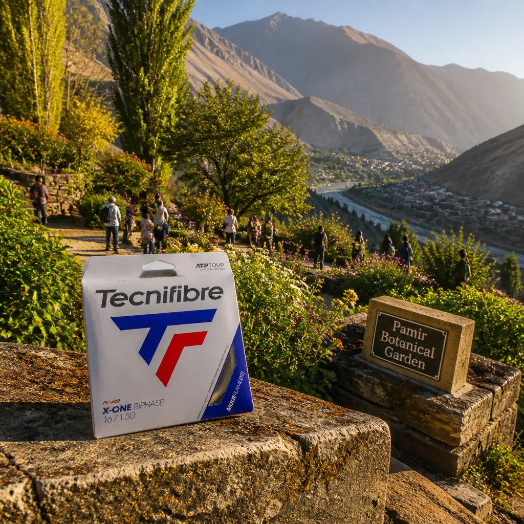 cardio tennis clinics in 33304 — Pamir Botanical Garden in Khorugh, Terraced gardens of trees and flowering plants spread across an arid mountainside at about 2,320 meters, overlooking the town of Khorugh and the Gunt River valley