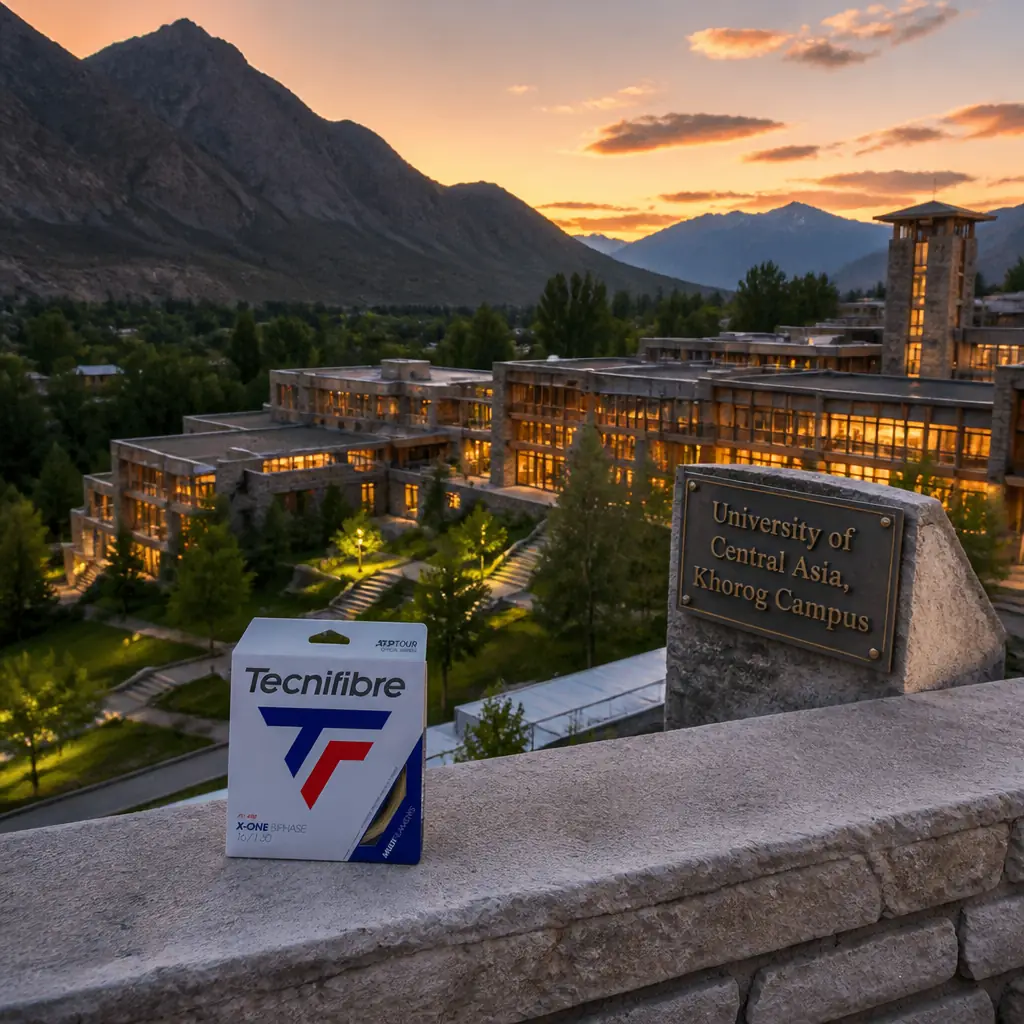 cardio tennis clinics in 33304 — University of Central Asia, Khorog Campus in Khorugh, A modern university campus of stone-clad academic buildings and residences on a terrace above Khorugh, its contemporary architecture standing out against the high Pamir mountains