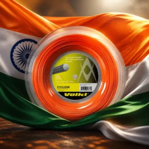 cardio tennis clinics in 33312 — the Volkl Cyclone 16g Tennis String Reel combined with the national flag of India