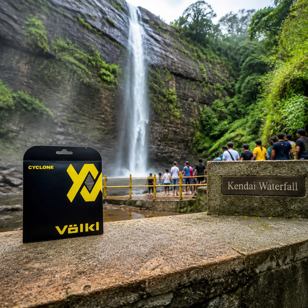 cardio tennis clinics in 33315 — Kendai Waterfall in Korba, A waterfall dropping about 55 meters down a forested rock face near the hamlet of Kendai, beside the Bilaspur-Ambikapur state highway in the northern part of Korba district