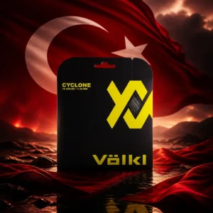 cardio tennis clinics in 33317 — the Volkl Cyclone 18g Tennis String Set combined with the national flag of Turkey